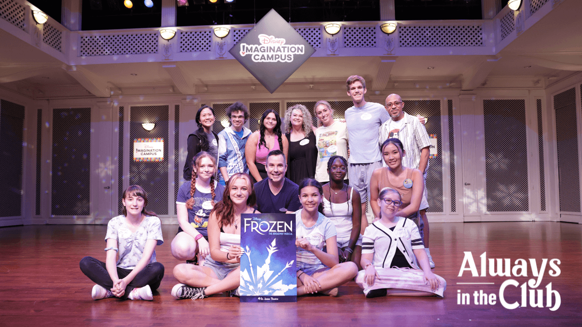 A Foundation arts education event on the Disney campus stage